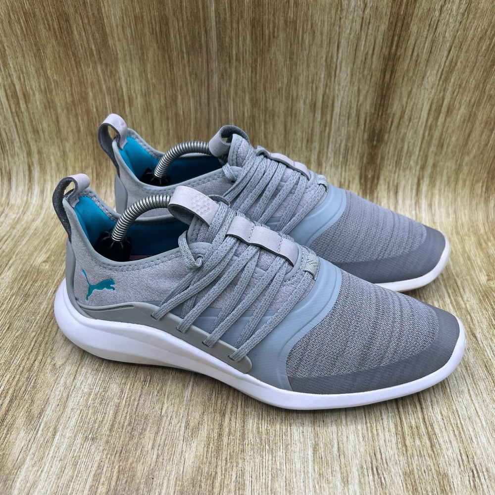 Puma Ignite NXT Golf Shoes Women's Size 7.5 Grey Spikeless Mesh Athletic Sneaker